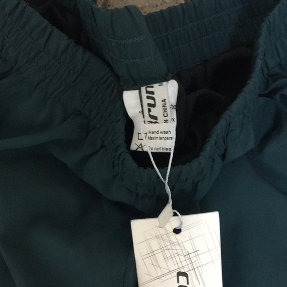 Green Coolrun Athletic Shorts - Picture 2 of 2